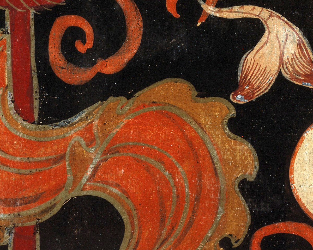 Bird on a Rgyan Tshogs Banner | 18th Century