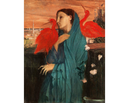 Young Woman with Ibis | 1860