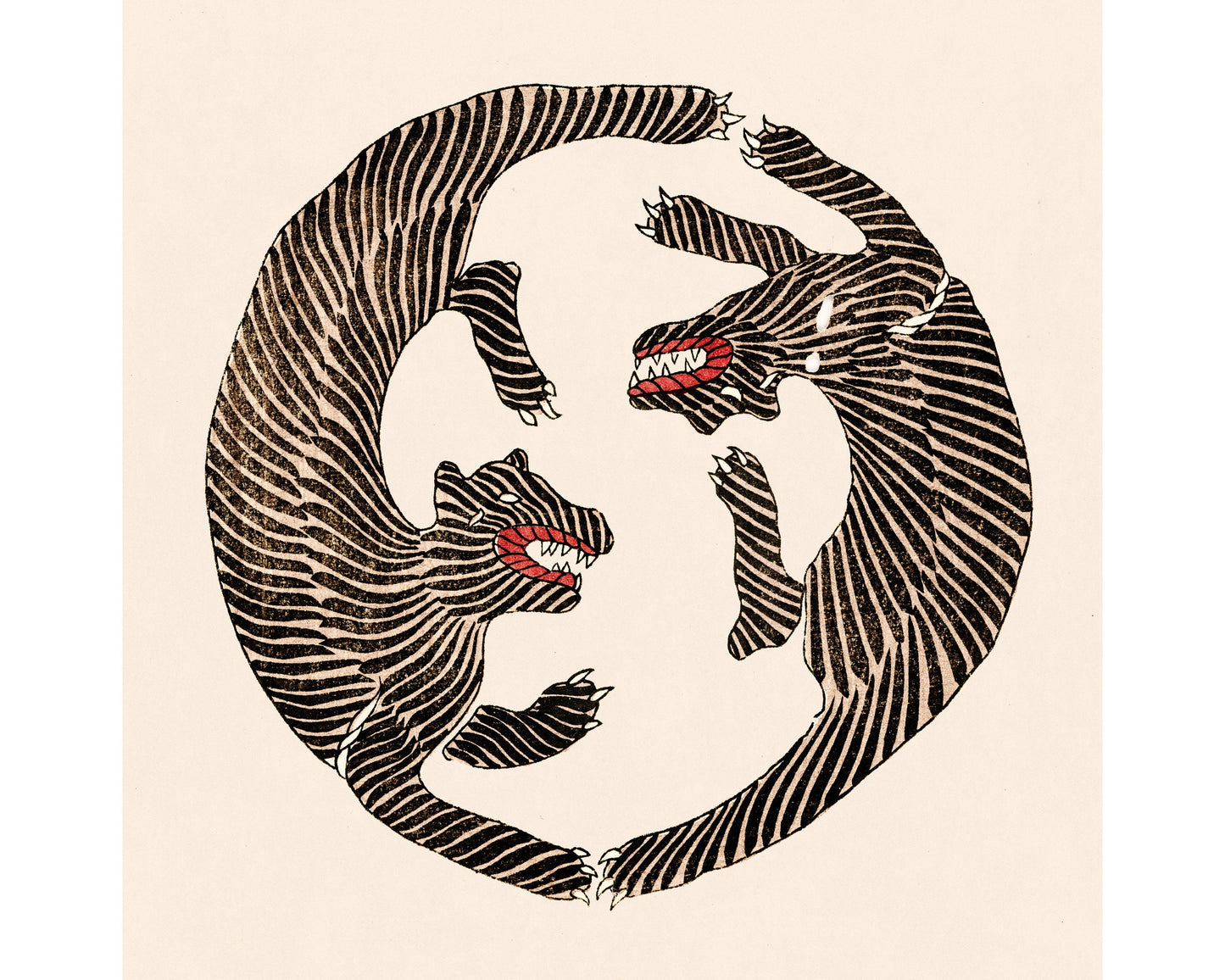 A Circle of Tigers | 19th Century