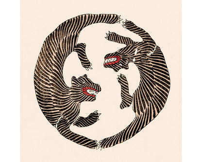 A Circle of Tigers | 19th Century