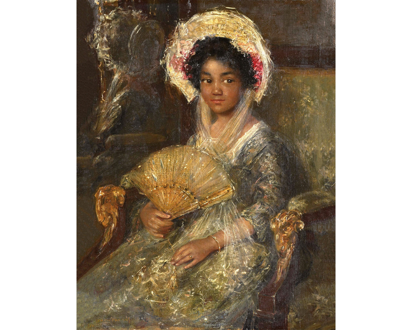 A Young Woman with a Fan | 1906