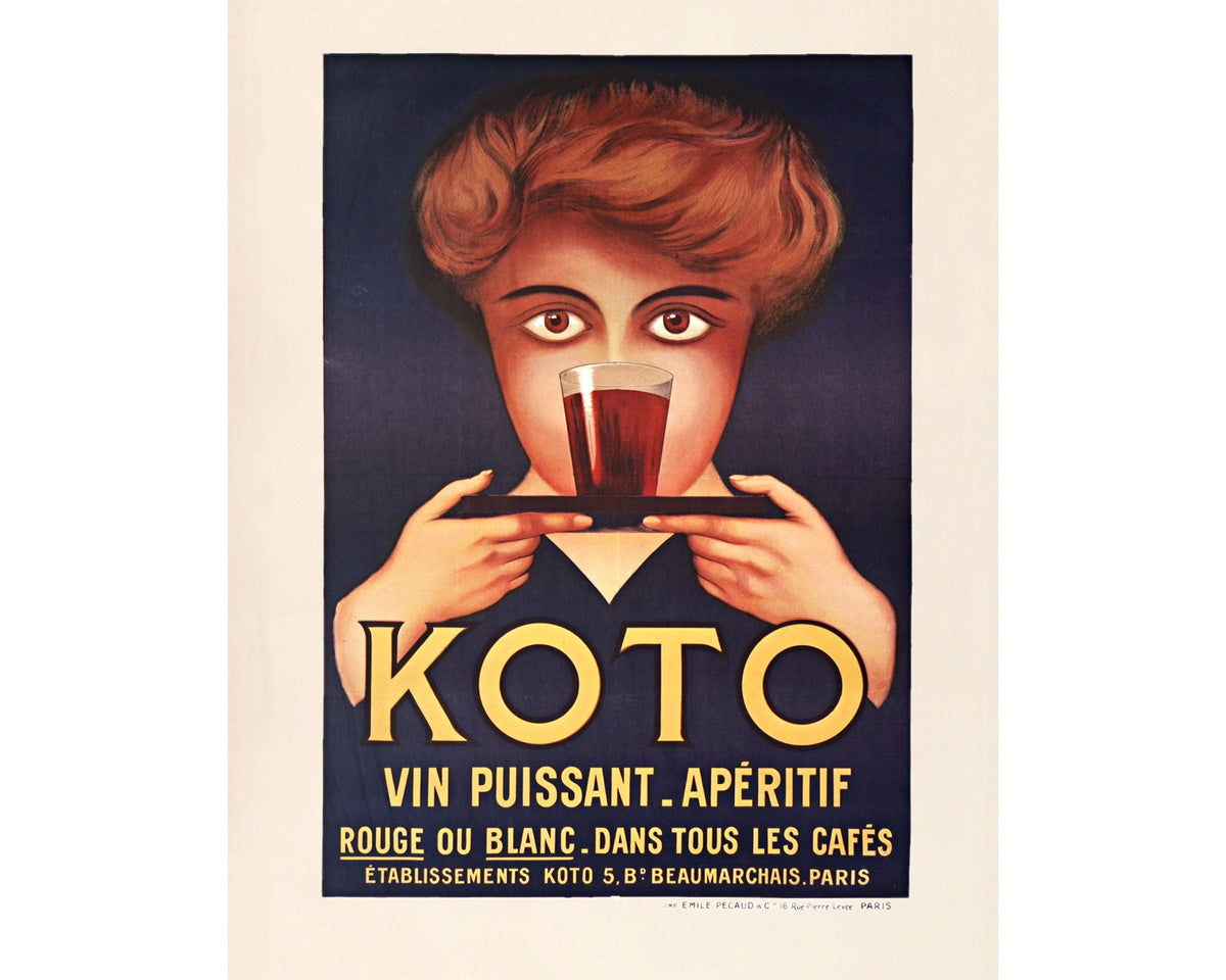 French Wine Aperitif Advertisement | 1910