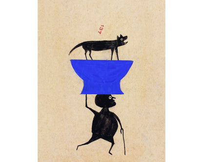 Man Carrying Dog | 20th Century
