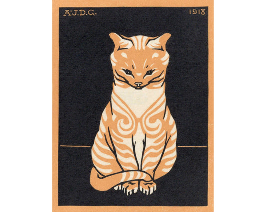 Sitting Cat | 1918