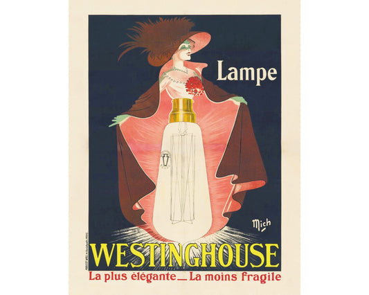 French Westinghouse Light Bulb Advertisement | 1912