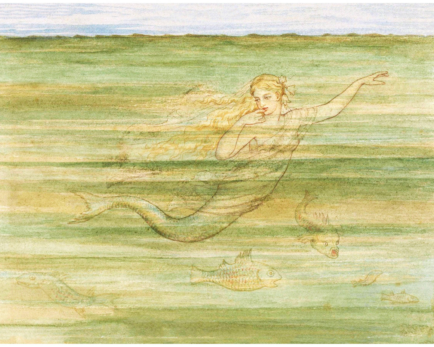 Mermaid under the Sea | 20th Century