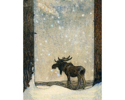 Moose under Starry Sky | 1913