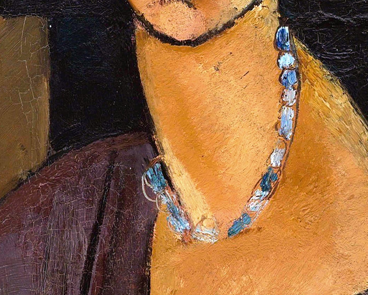 Jeanne Hebuterne with Hat and Necklace | 1917