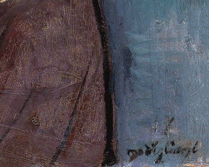 Jeanne Hebuterne with Hat and Necklace | 1917