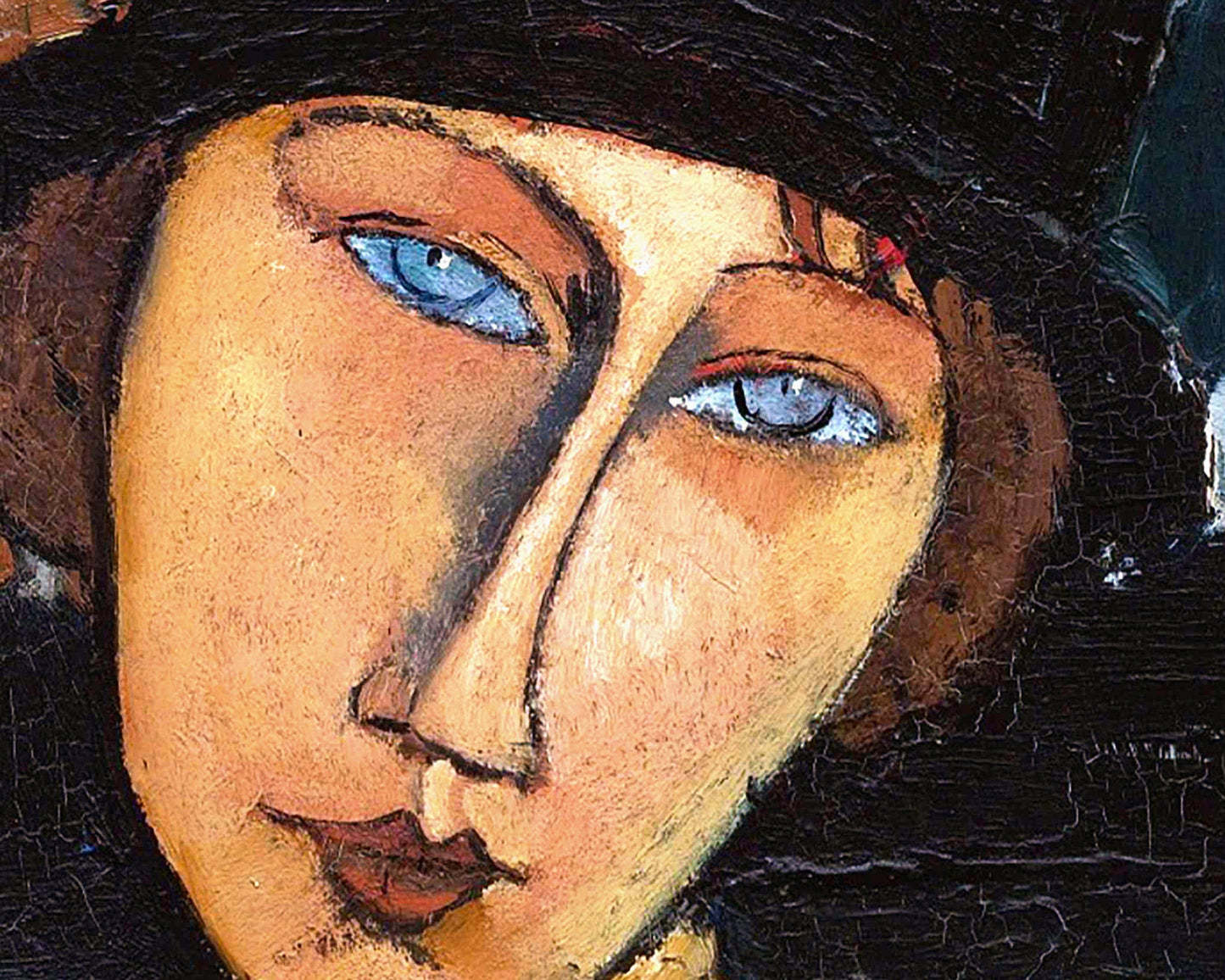 Jeanne Hebuterne with Hat and Necklace | 1917