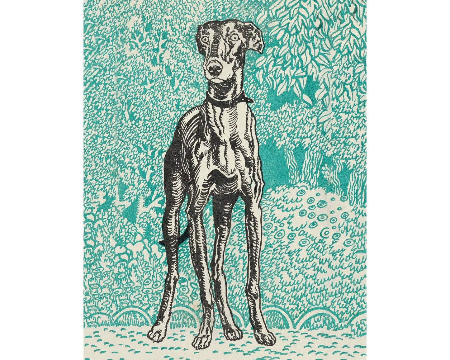 Greyhound on a path | Jung | 1912