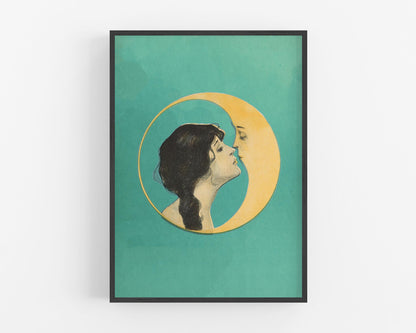 Woman Kissing the Moon | 20th Century