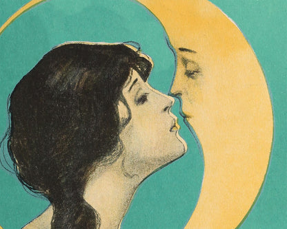 Woman Kissing the Moon | 20th Century